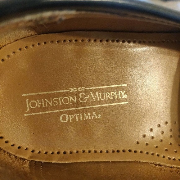 Johnston & Murphy Men\'s Loafers Tassel Wing Tip Black Leather Size 10 Optima main image 6